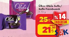 ÜLKER OLALA SUFLE/FRAMBUAZLI 70 G
